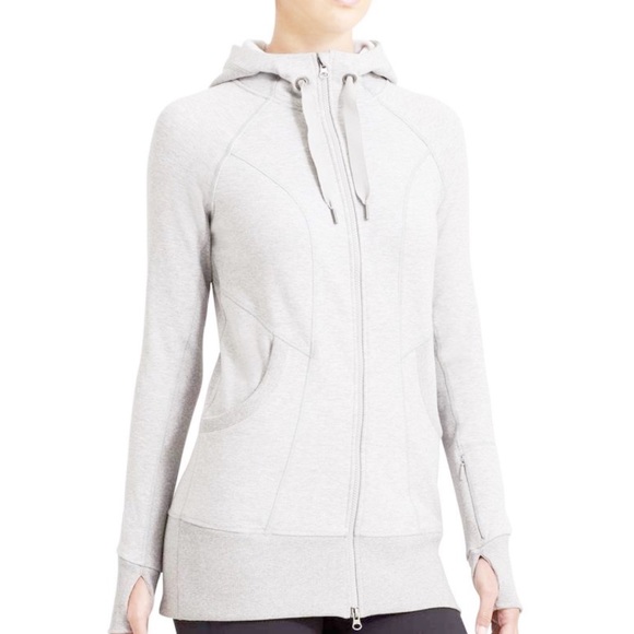 Athleta Strength Full Zip Hoodie White Large